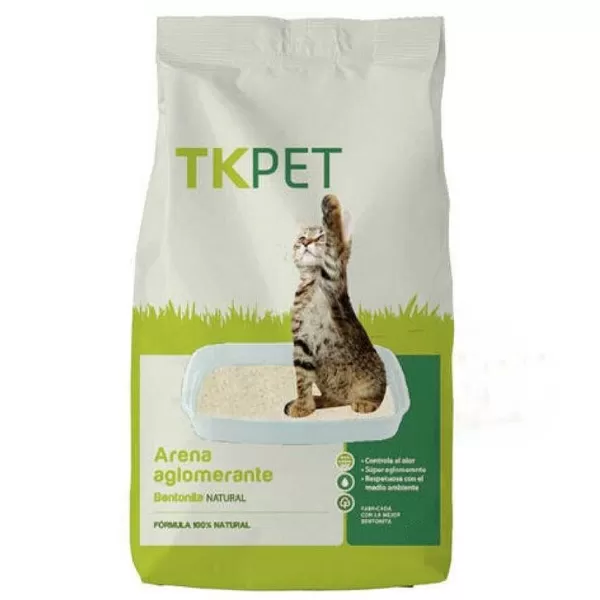 Arena Aglomerante Natural De Bentonita Para Gatos>Tk-Pet Best