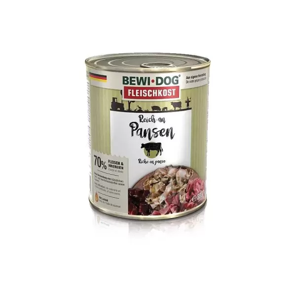 Bewidog Latas Rico En Panza Alimento H Medo Para Perros>Bewi dog Hot