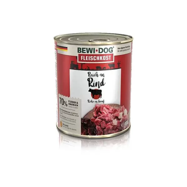 Bewidog Latas Rico En Res Alimento H Medo Para Perros>Bewi dog Store