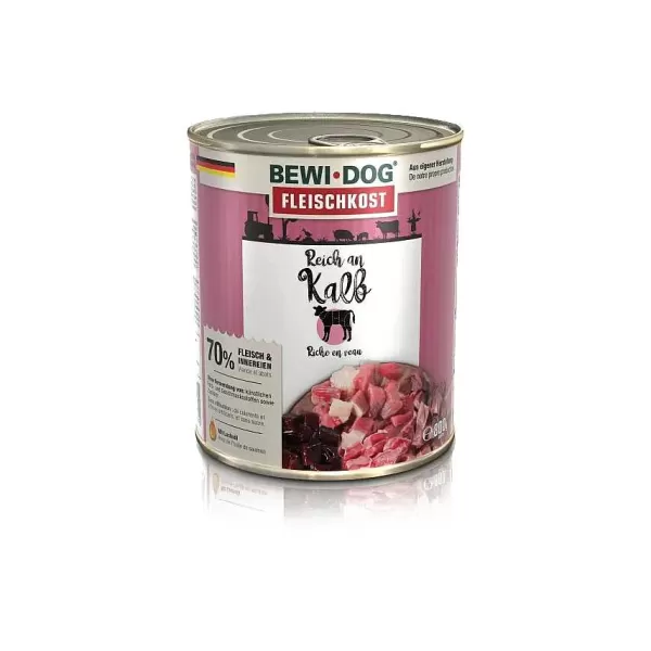 Bewidog Latas Rico En Ternera Alimento H Medo Para Perros>Bewi dog Store
