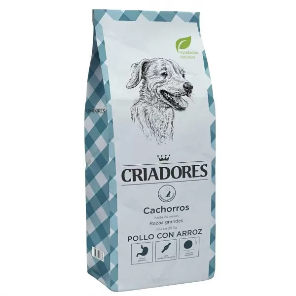 Cachorro Pollo Con Arroz Raza Grande 15 Kg Alimento Para Perro>Criadores Shop