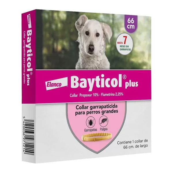 Desparasitante Para Perros Bayticol Collar Plus Tama O Grande 66Cm>Bayer Cheap