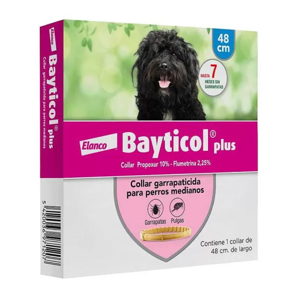 Desparasitante Para Perros Bayticol Collar Plus Tama O Medio 48Cm>Bayer Cheap
