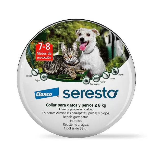 Desparasitante Seresto Collar Para Gatos Y Perros Antiparasitarios Perros Y Gatos Hasta 8 Kg>Bayer Clearance