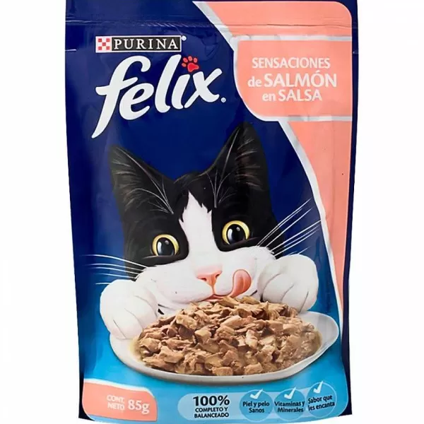 Pouch Sensaciones De Salmon En Salsa Alimento H Medo Para Gatos>Felix Cheap