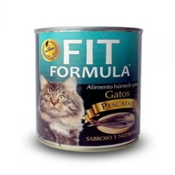 Lata Sabor Pescado Alimento H Medo Para Gatos>Fit Formula New