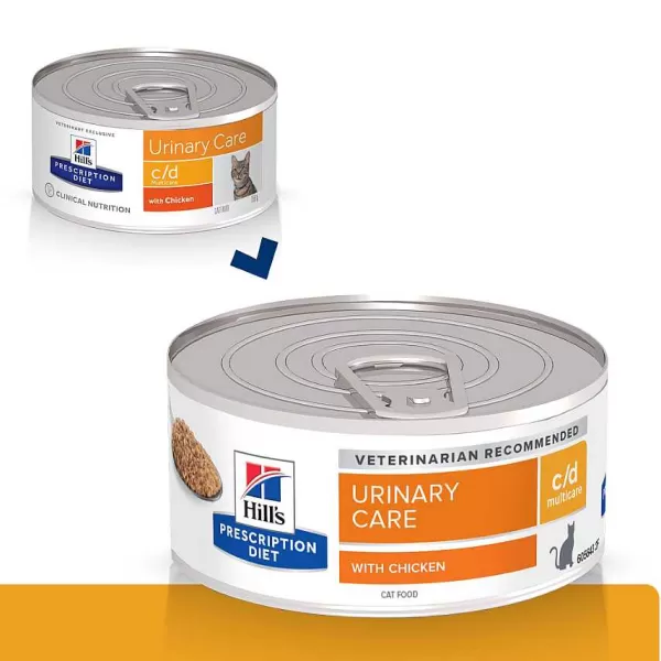 Hills Feline Lata Multicare Pollo C/D Alimento H Medo Para Gatos>Hill's Best