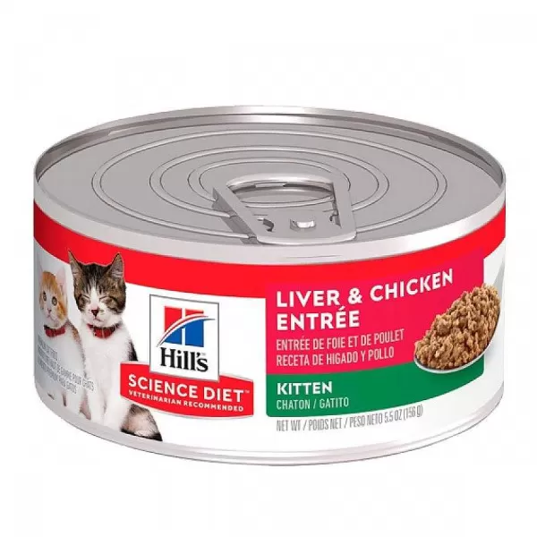 Hills Lata Kitten Liver & Pollo Alimento H Medo Para Gatos>Hill's Cheap