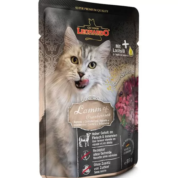 Pouch Cordero Y Arandano Alimento H Medo Para Gatos 85Gr>Leonardo Online