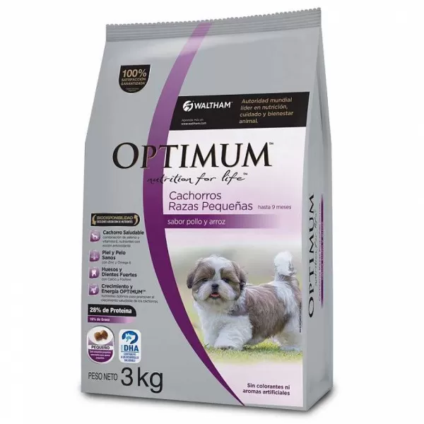 Cachorro Raza Peque A Sabor Pollo Y Arroz Alimento Para Perros>Optimum Fashion