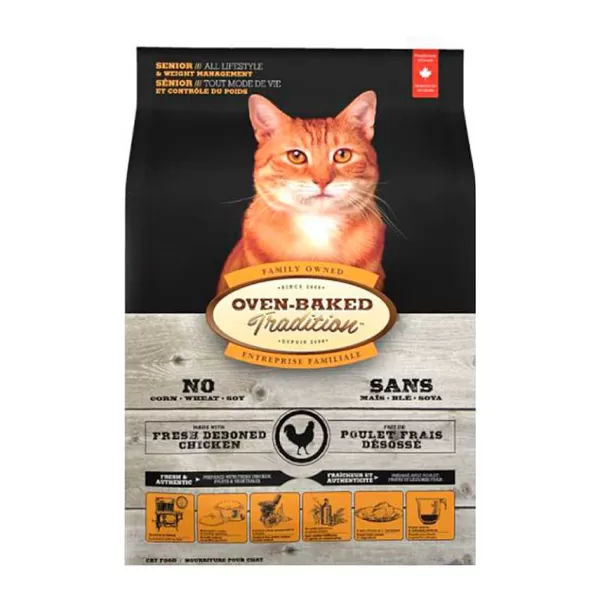 Chicken Senior Cat Food & Weight Management / All Lifestyle>Oven Baked Tradition Clearance
