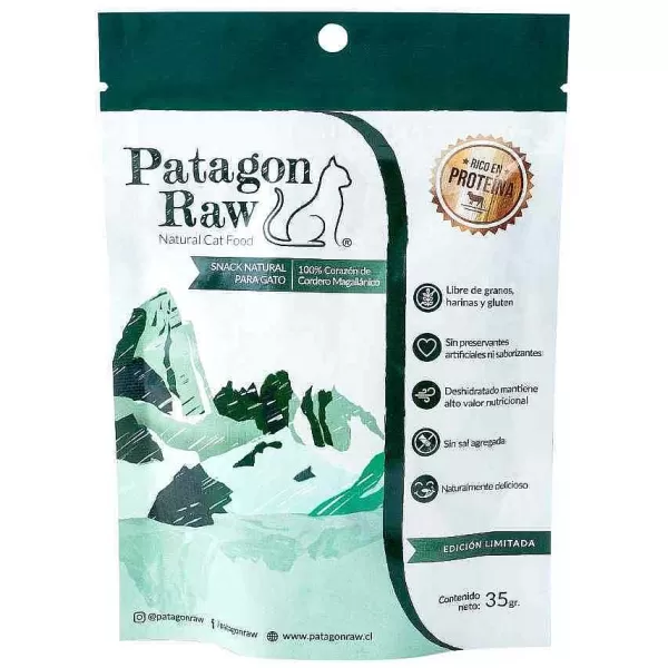 Gato Snack 100% Coraz N De Cordero Magall Nico 40 Gr>Patagon Raw Cheap