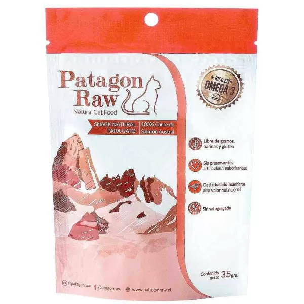 Gato Snack 100% Salmon Austral 35Gr>Patagon Raw Cheap