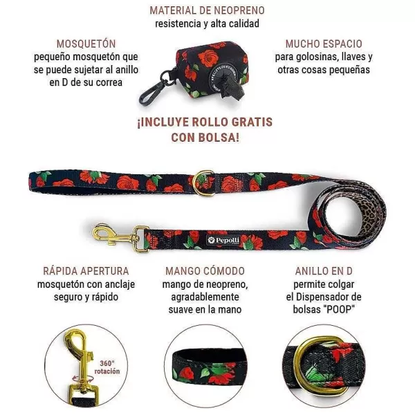 Set Arn S 2-En-1 Correa Y Poops Rose>Pepolli Flash Sale