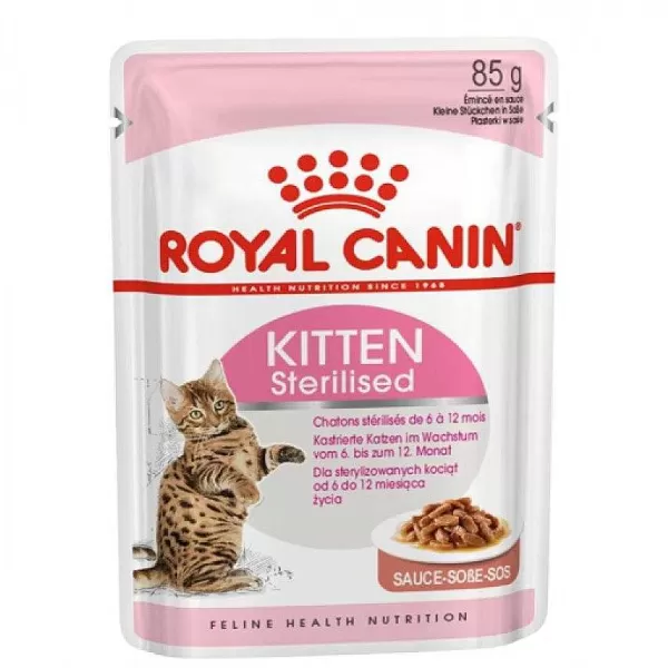 Kitten Sterilised Alimento H Medo Para Gatos 85Gr>Royal Canin Hot
