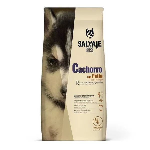 Cachorro Con Pollo 15 Kg Alimento Para Perro>Salvaje Shop