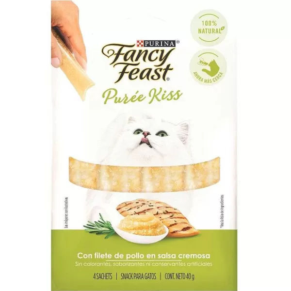 Snack L Quido Para Gato Fancy Feast Pur E Kiss Pollo 40Gr>Pro Plan Best Sale