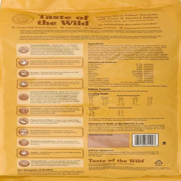 Canyon River Gato Alimento Para Gato>Taste Of The Wild Fashion
