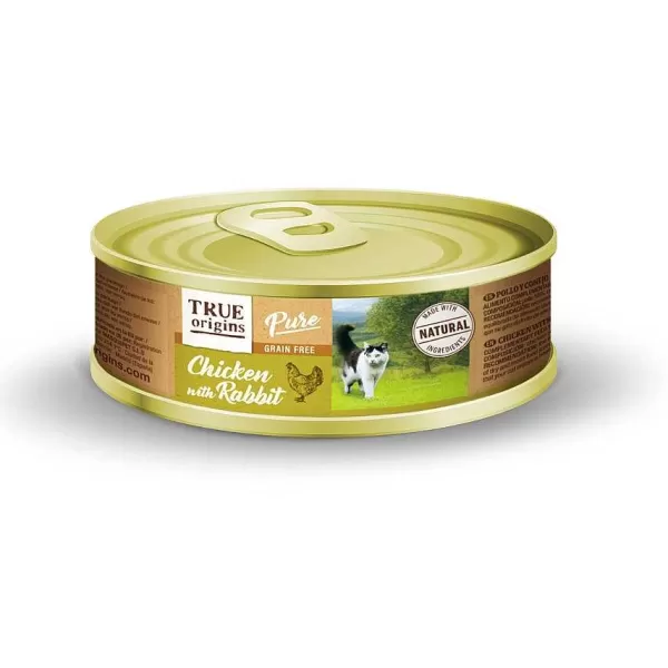 Cat Adulto Pollo Conejo Alimento H Medo Para Gatos 85 Gr>True Origins Pure Shop