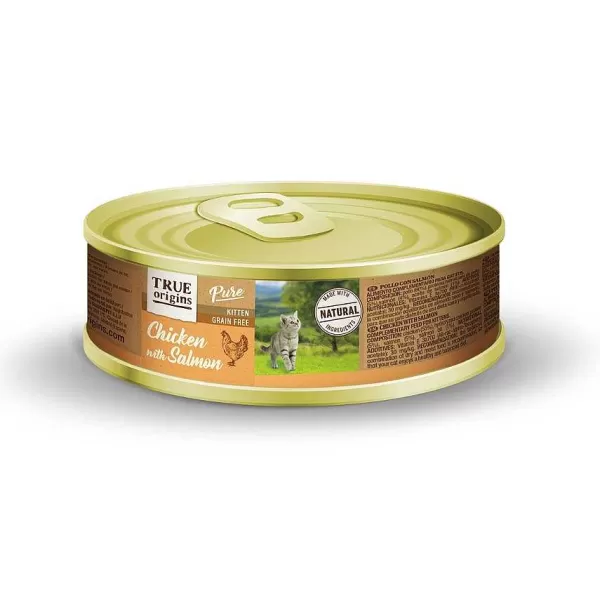 Cat Kitten Pollo Salm N Alimento H Medo Para Gatos 85 Gr>True Origins Pure Shop