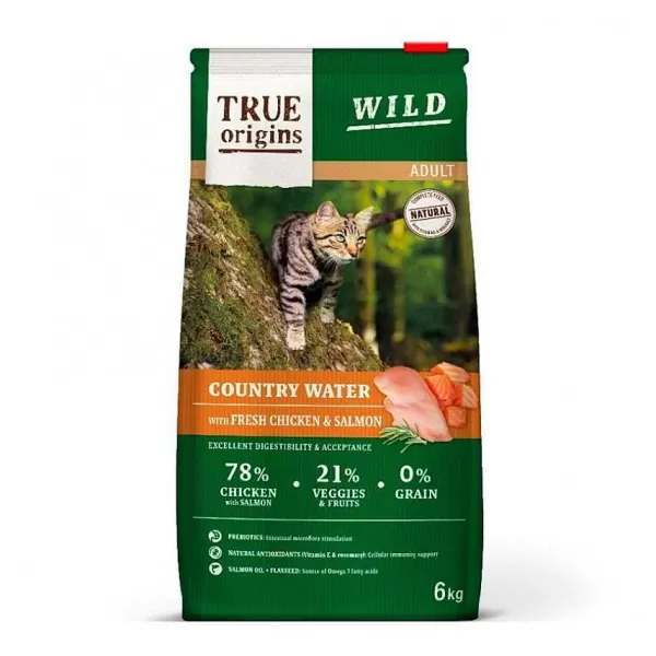 Cat Adult Country Water Alimento Para Gato>True Origins Wild New